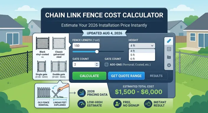 Chain Link Fence Cost