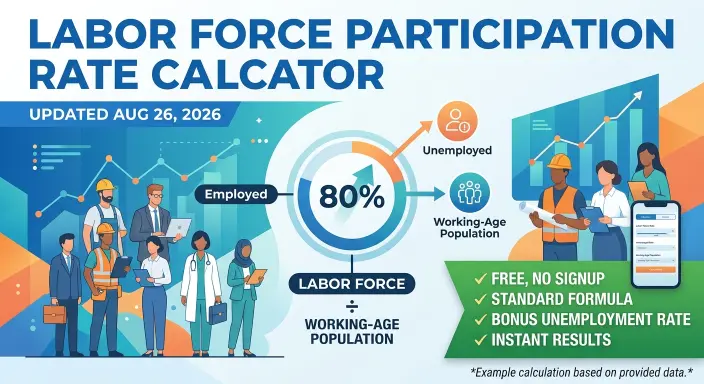Labor Force Participation Rate Calculator