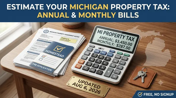 Michigan Property Tax Calculator