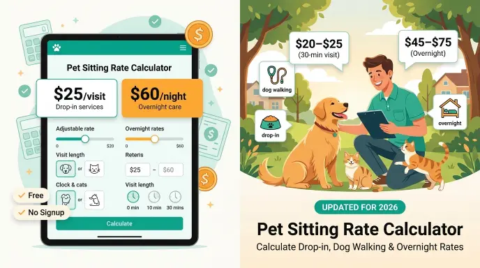 Pet Sitting Rate Calculator